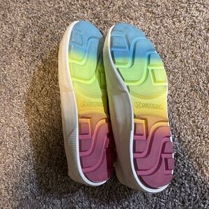 Superga - white and rainbow